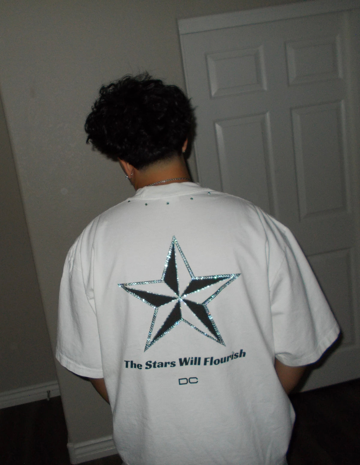Heavyweight Cotton Tee (With Rhinestones)